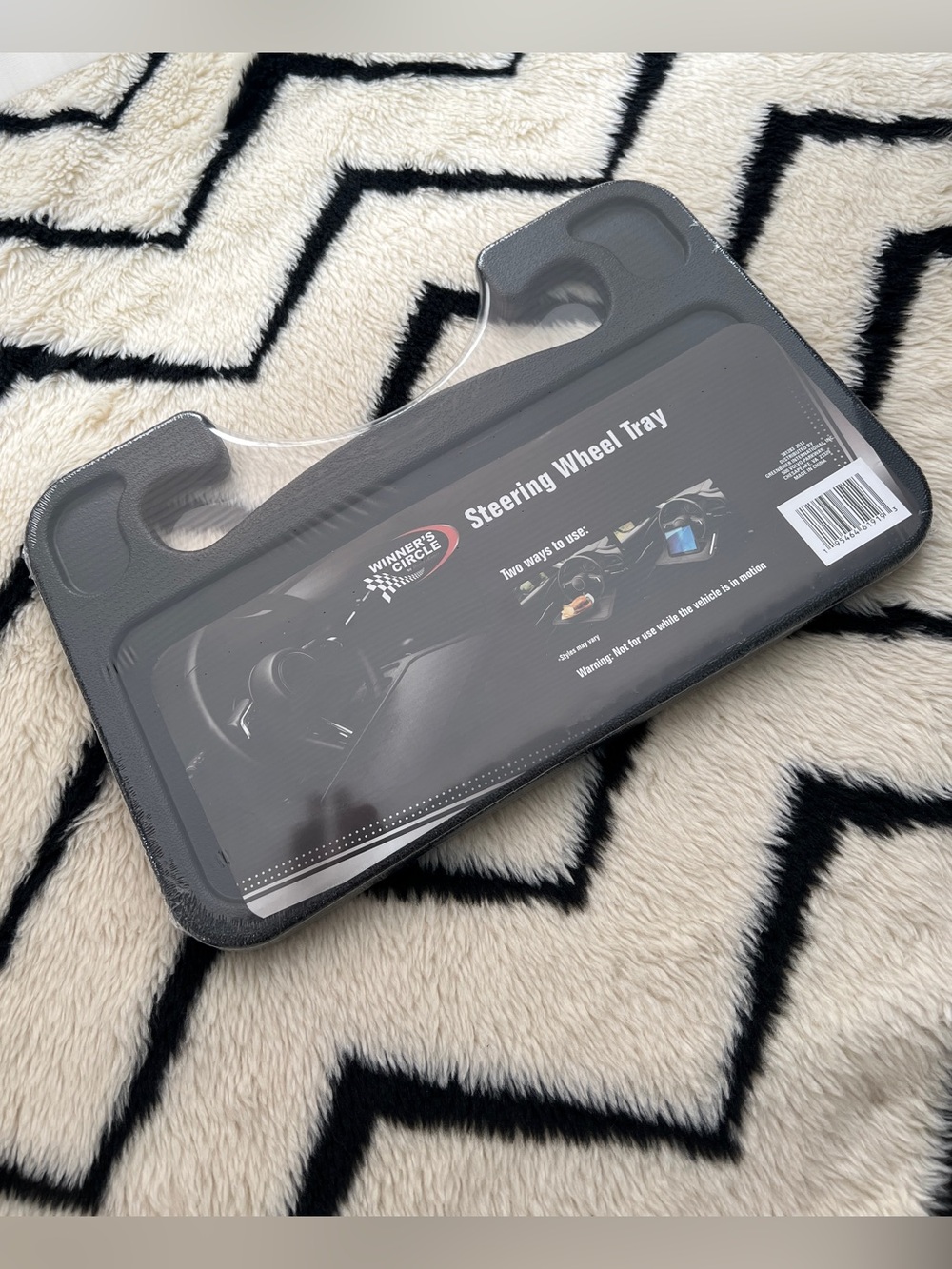 Steering Wheel Tray - Black - New in Package